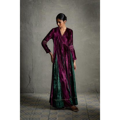 Charkhee Maaya Purple Long Dress