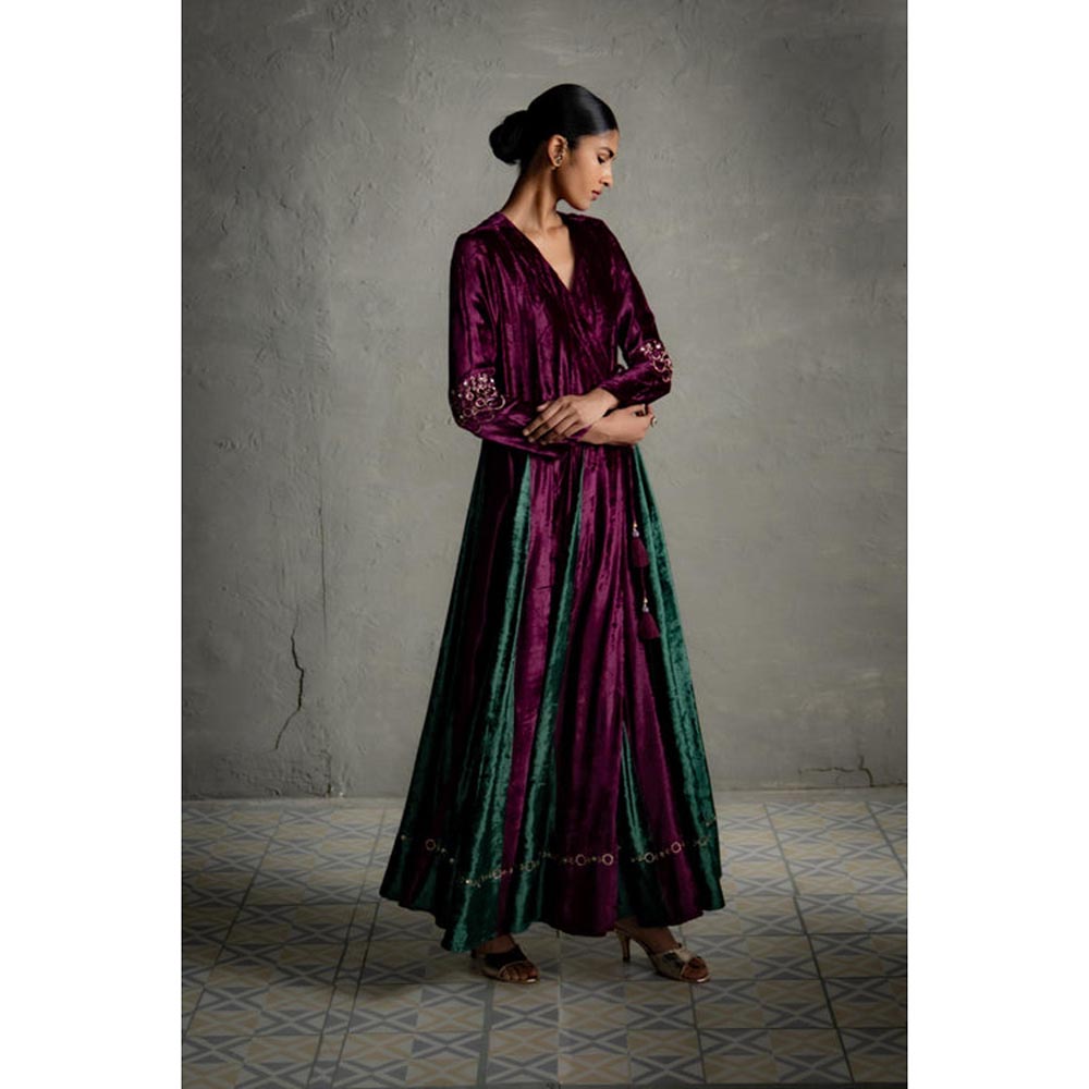 Charkhee Maaya Purple Long Dress