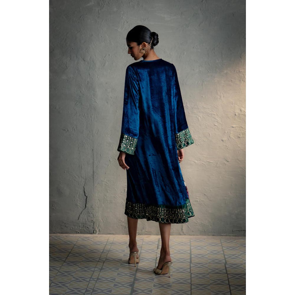 Charkhee Maaya Blue Dress