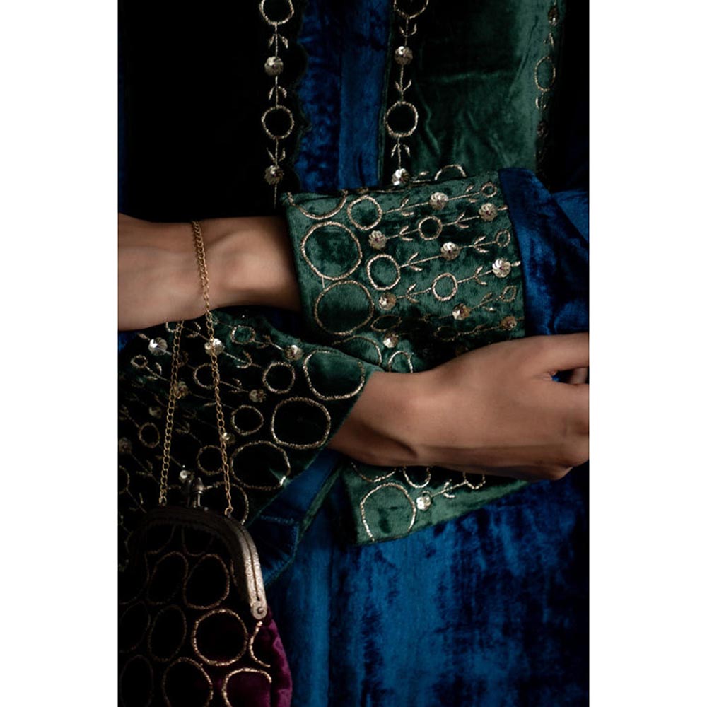 Charkhee Maaya Blue Dress