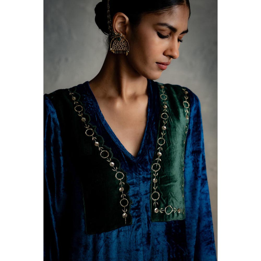 Charkhee Maaya Blue Dress