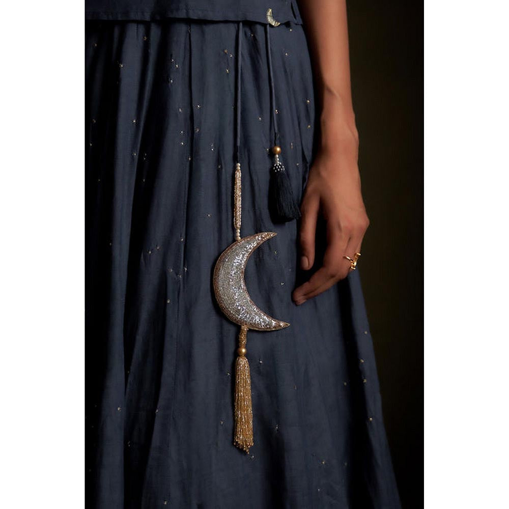 Charkhee Chand Sitaara Lehenga With Choli And Dupatta