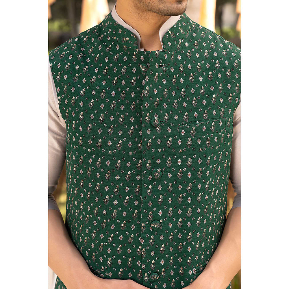 Chhavvi Aggarwal Grey Kurta Churidaar (Set of 3)