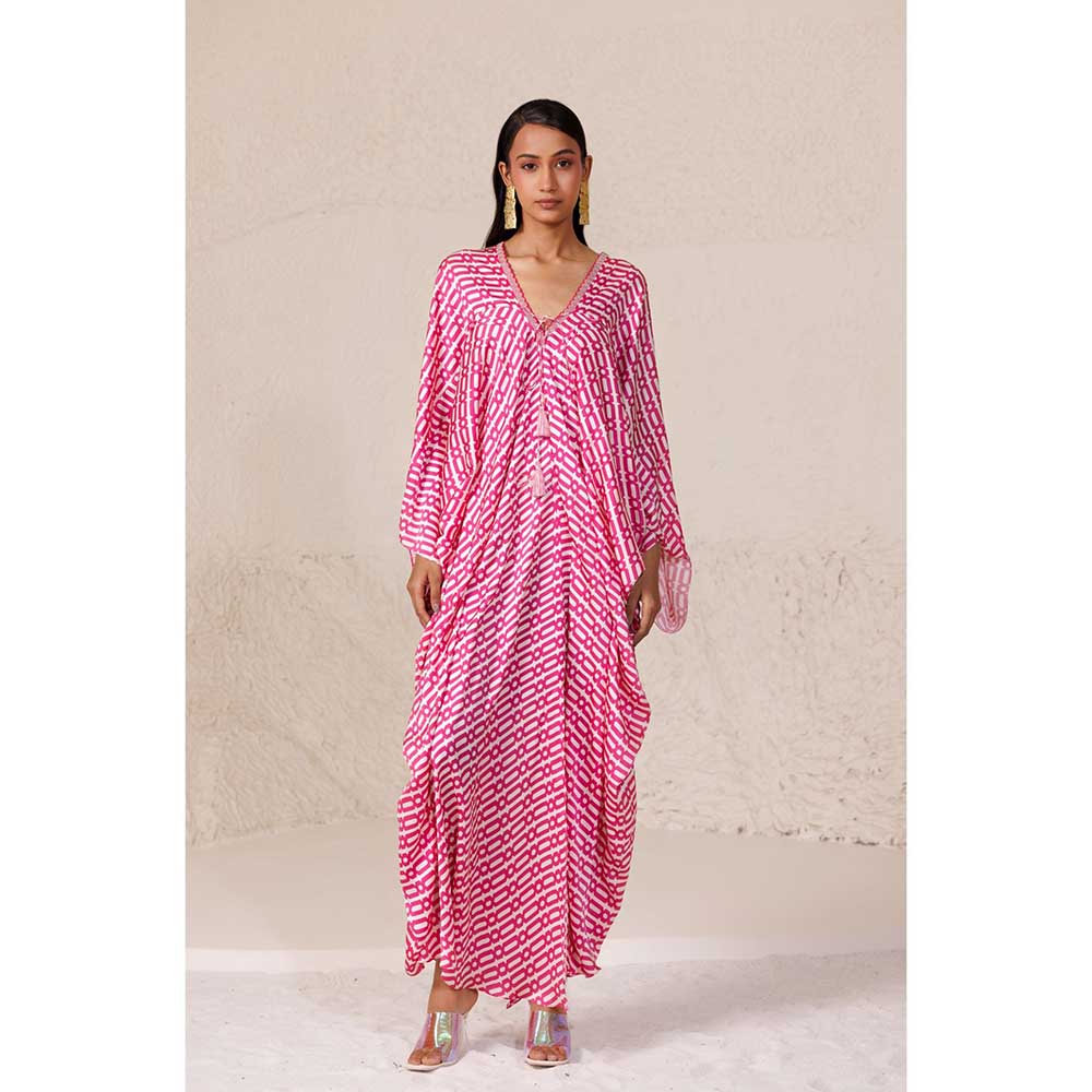 CHHAYA MEHROTRA Pink Rouge Kaftan