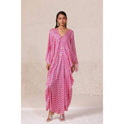 CHHAYA MEHROTRA Pink Rouge Kaftan