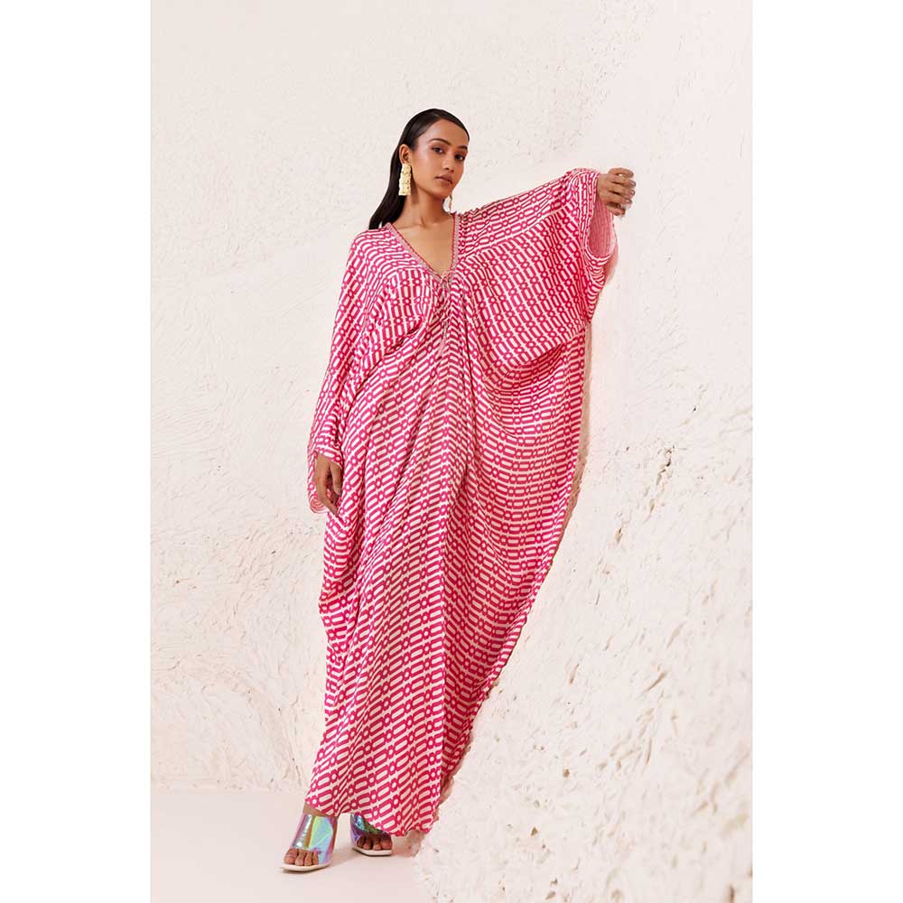 CHHAYA MEHROTRA Pink Rouge Kaftan