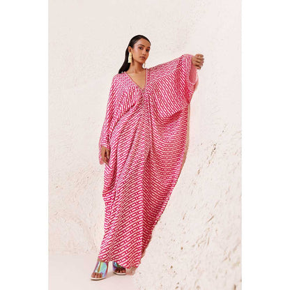 CHHAYA MEHROTRA Pink Rouge Kaftan