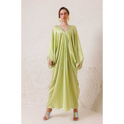 CHHAYA MEHROTRA Green Kaftan