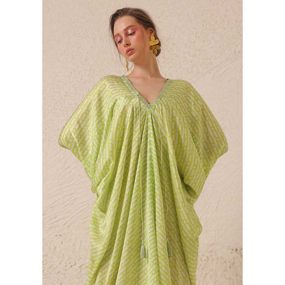 CHHAYA MEHROTRA Green Kaftan