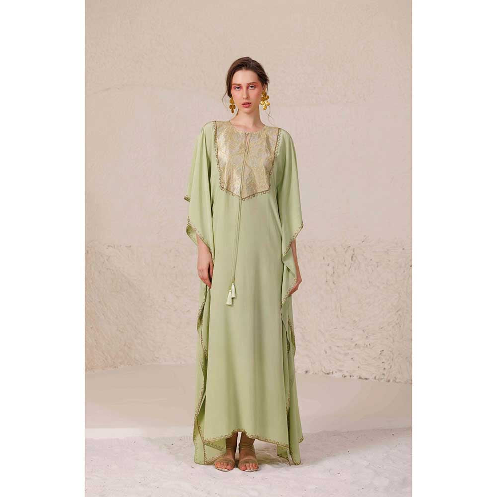 CHHAYA MEHROTRA Green Helen Kaftan