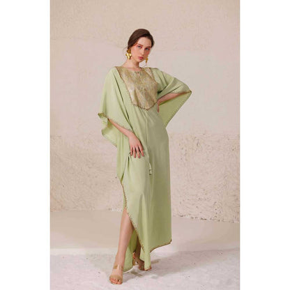 CHHAYA MEHROTRA Green Helen Kaftan