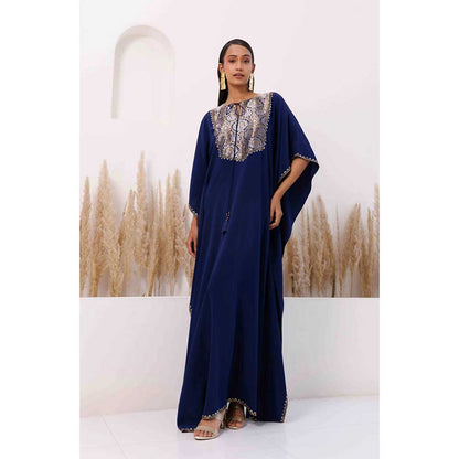 CHHAYA MEHROTRA Blue Julia Kaftan