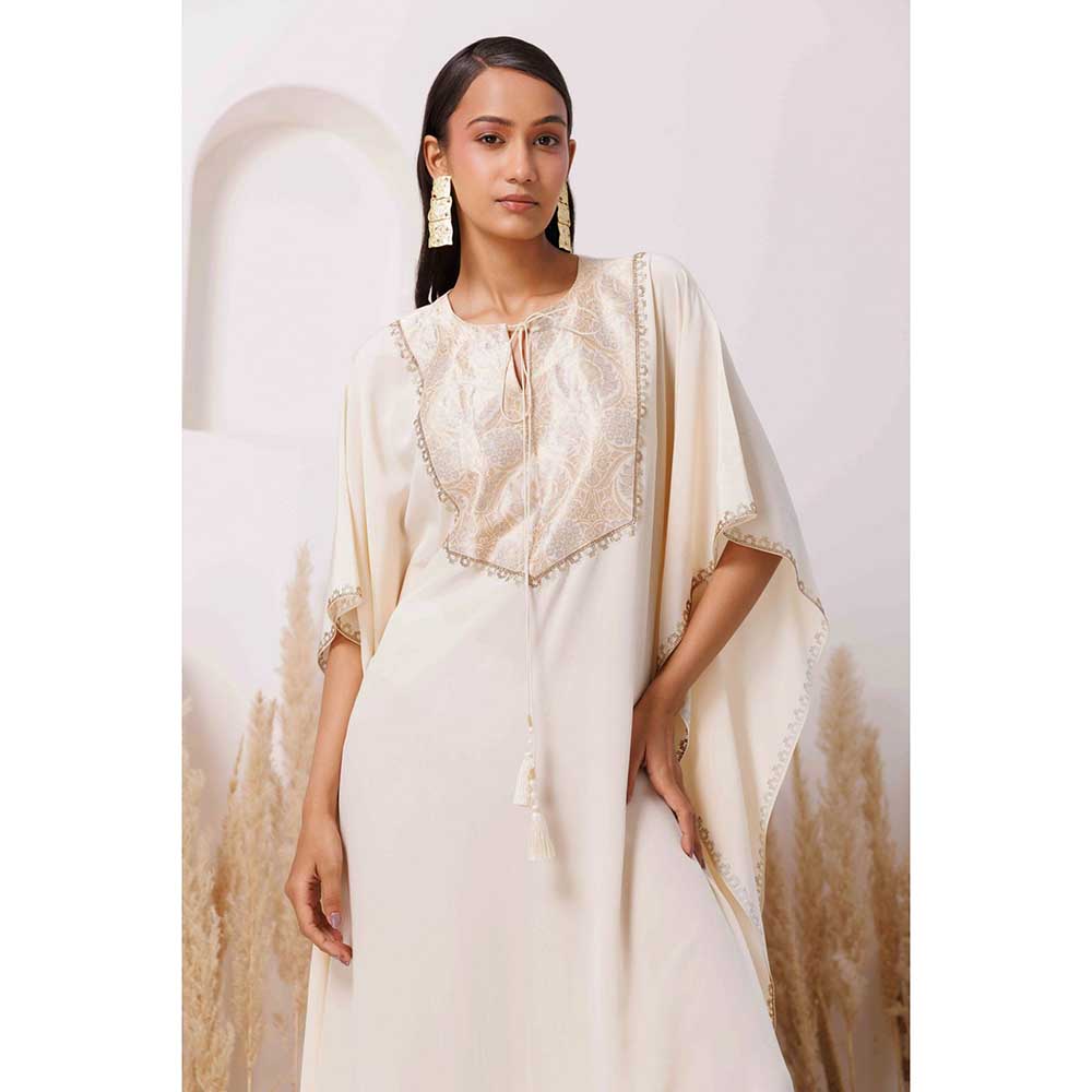 CHHAYA MEHROTRA Ivory Frida Kaftan