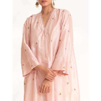 CHHAYA MEHROTRA Pink Ojal Kurta with Pant (Set of 2)