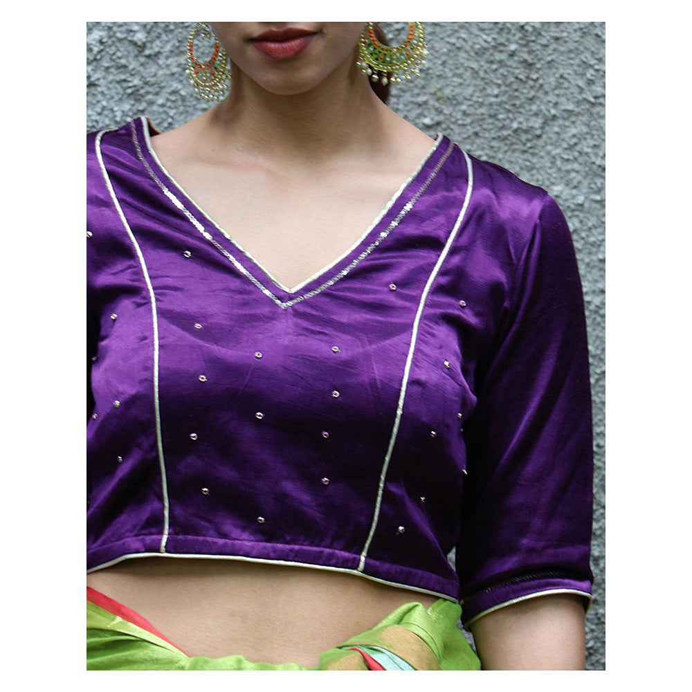 Chidiyaa Amala Chandni Stitched Blouse