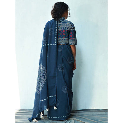 Chidiyaa Juliet Cotton Saree Fmtm with Unstitched Blouse