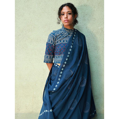 Chidiyaa Juliet Cotton Saree Fmtm with Unstitched Blouse