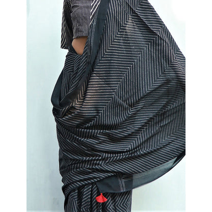 Chidiyaa Nightingale Cotton Saree Fmtm with Unstitched Blouse