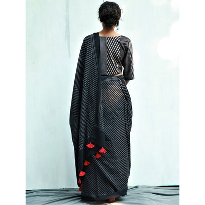 Chidiyaa Nightingale Cotton Saree Fmtm with Unstitched Blouse