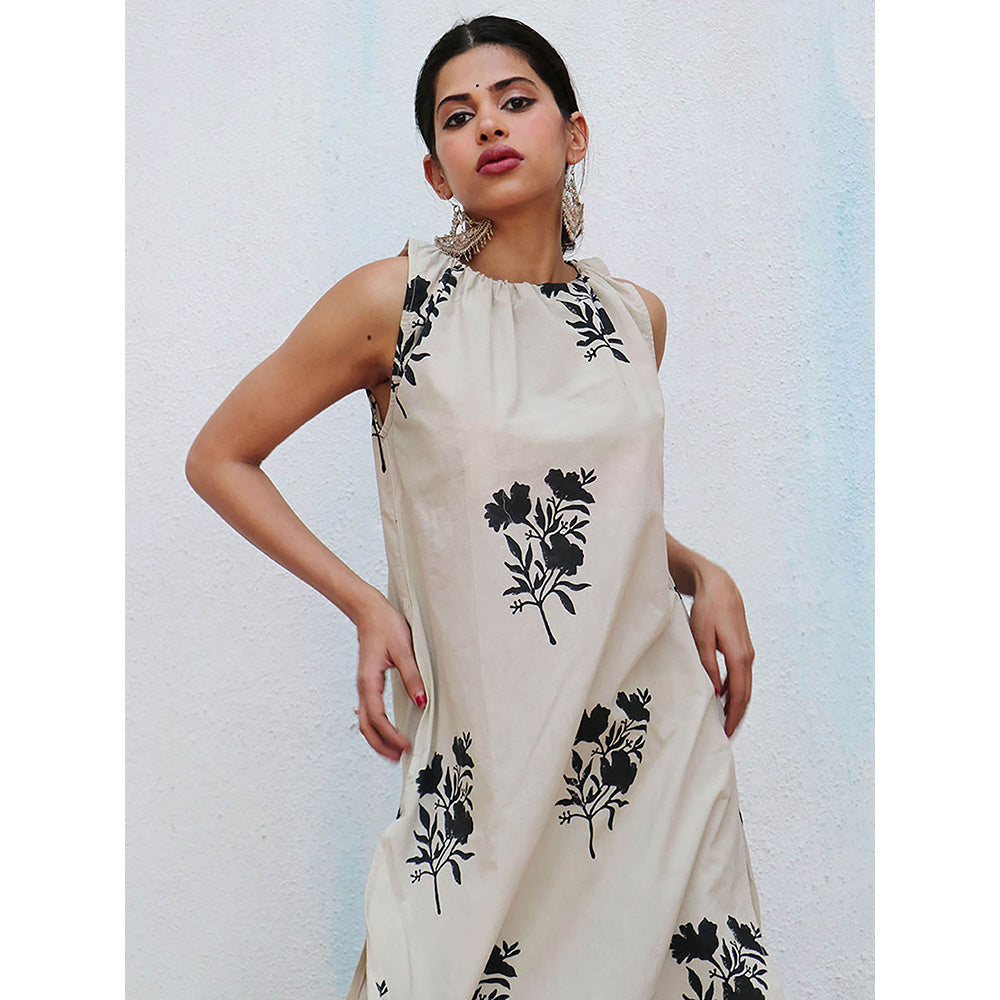 Chidiyaa Nomad Rumi Block printed Cotton Kurta Set (Set of 2)