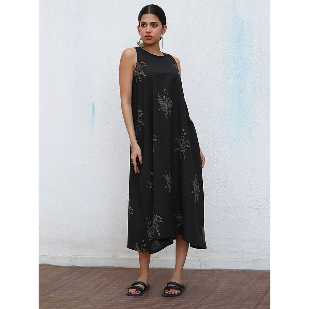 Chidiyaa Nomad Zita Block printed Cotton Dress