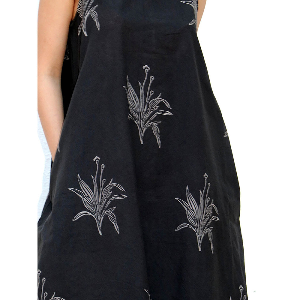 Chidiyaa Nomad Zita Block printed Cotton Dress