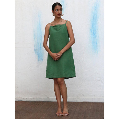 Chidiyaa Breathe Lana Handwoven Linen Dress