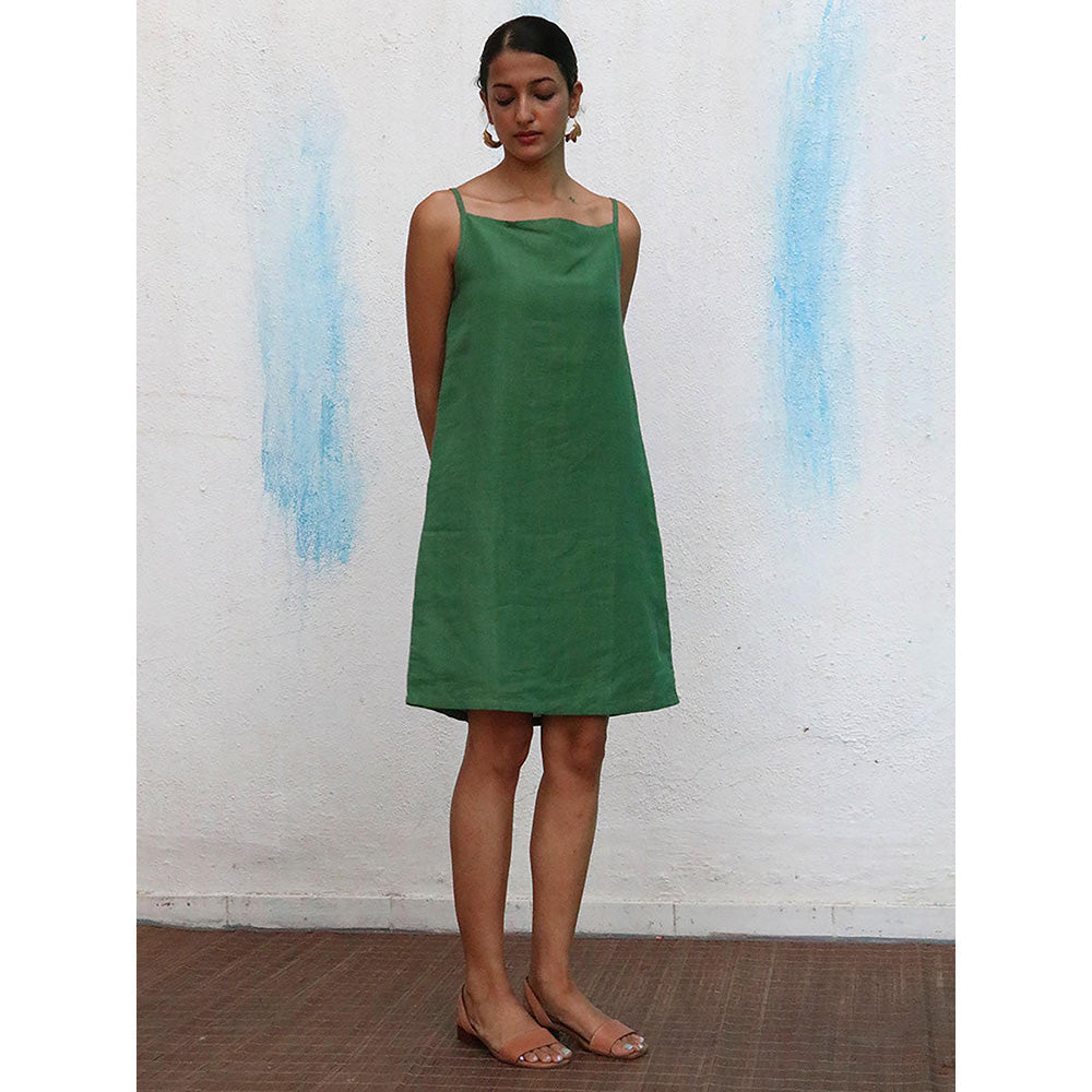 Chidiyaa Breathe Lana Handwoven Linen Dress