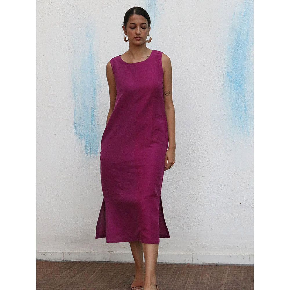Chidiyaa Breathe Arista Handwoven Linen Dress
