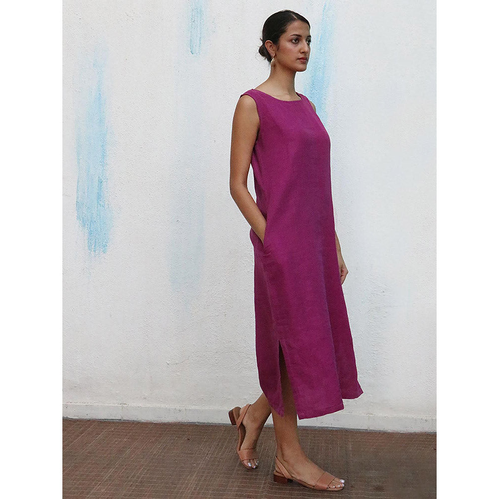Chidiyaa Breathe Arista Handwoven Linen Dress