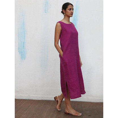 Chidiyaa Breathe Arista Handwoven Linen Dress