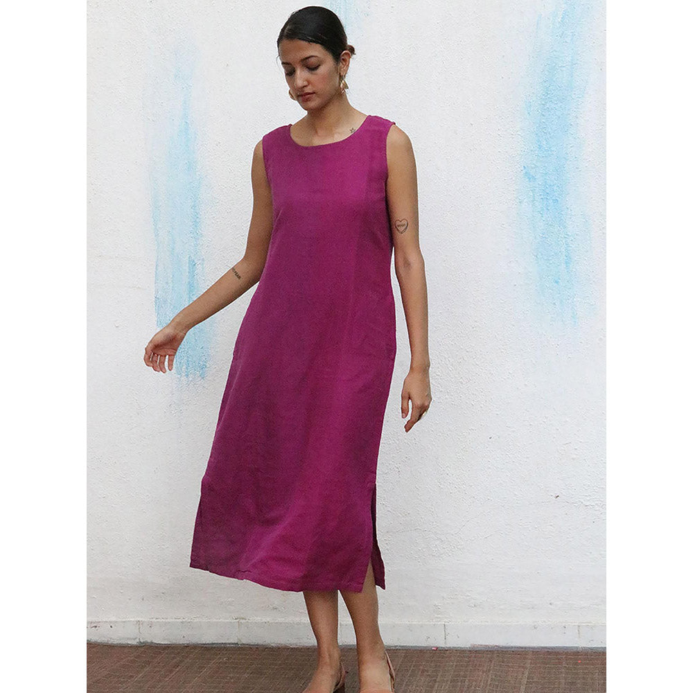 Chidiyaa Breathe Arista Handwoven Linen Dress