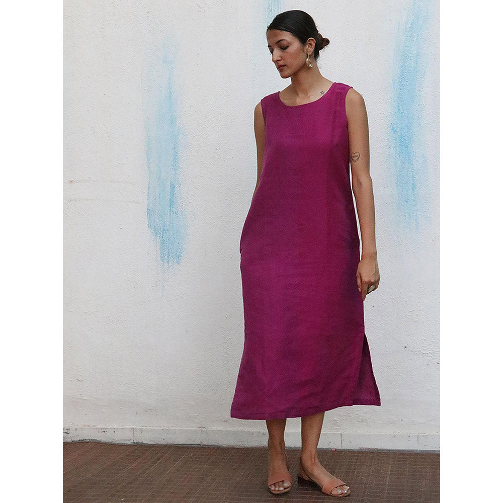 Chidiyaa Breathe Arista Handwoven Linen Dress