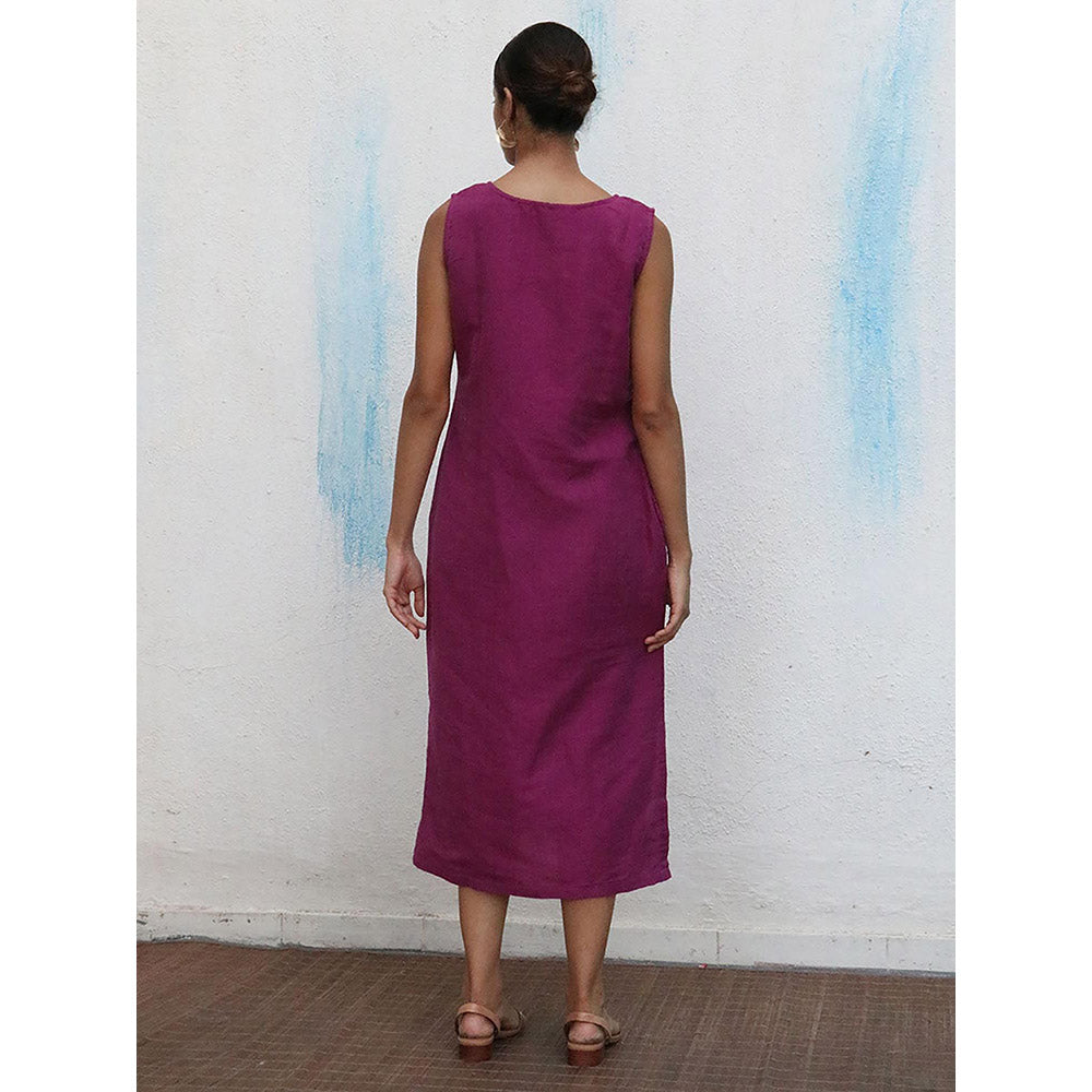 Chidiyaa Breathe Arista Handwoven Linen Dress