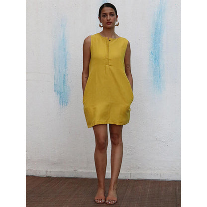 Chidiyaa Breathe Avabelle Handwoven Linen Dress