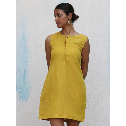 Chidiyaa Breathe Avabelle Handwoven Linen Dress