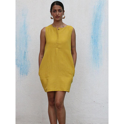 Chidiyaa Breathe Avabelle Handwoven Linen Dress