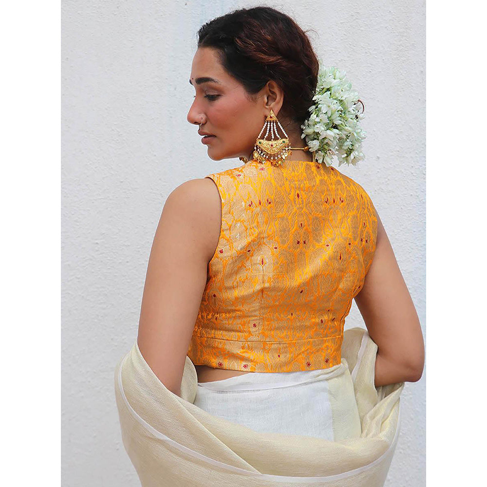 Chidiyaa Onam Sanjula Brocade Blouse