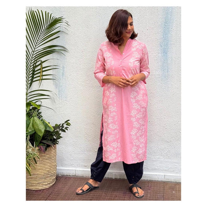 Chidiyaa Mannat Block Printed Cotton Kurta