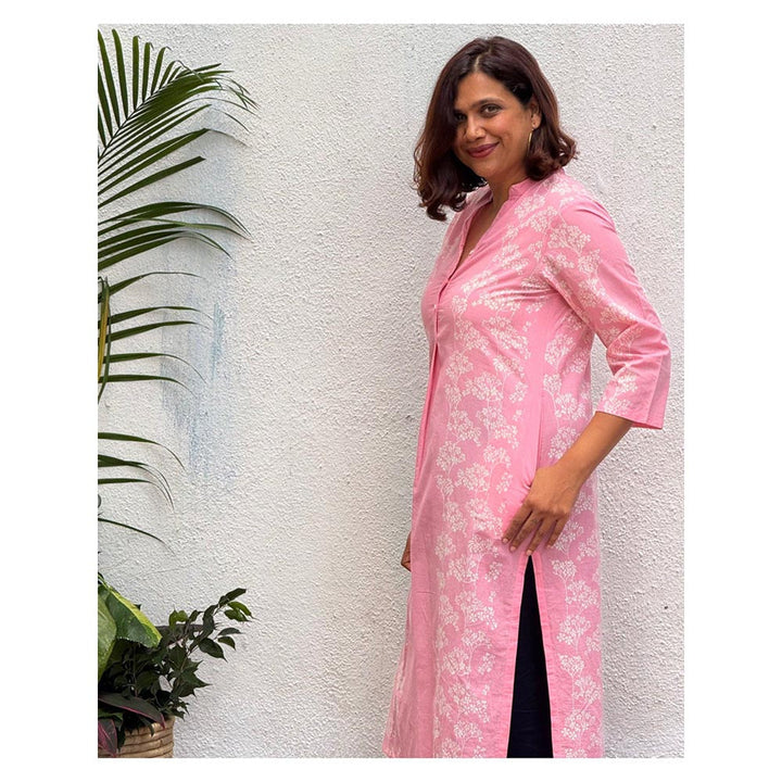 Chidiyaa Mannat Block Printed Cotton Kurta