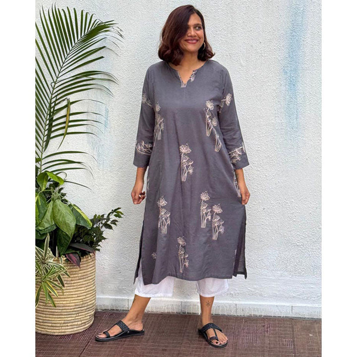 Chidiyaa Nayab Block Printed Cotton Kurta