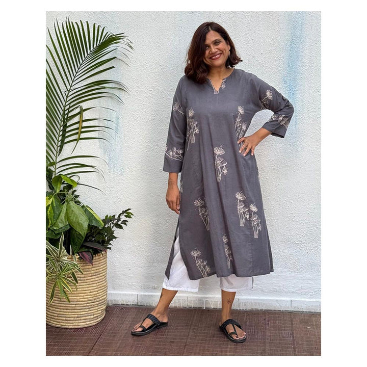 Chidiyaa Nayab Block Printed Cotton Kurta