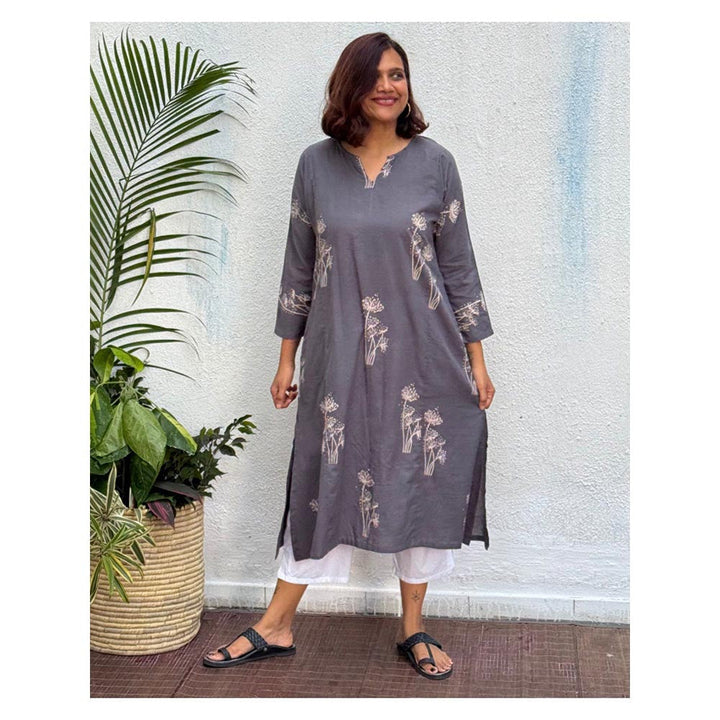 Chidiyaa Nayab Block Printed Cotton Kurta