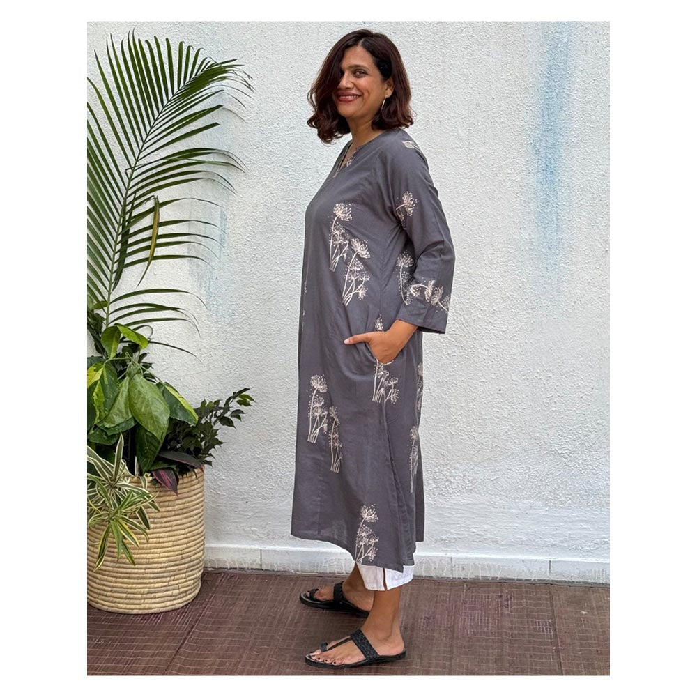 Chidiyaa Nayab Block Printed Cotton Kurta