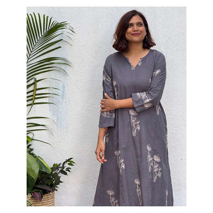 Chidiyaa Nayab Block Printed Cotton Kurta