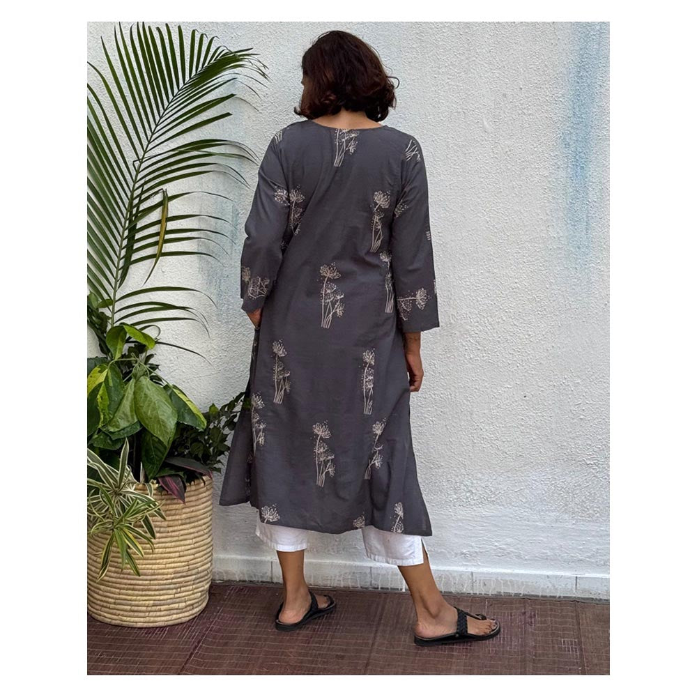 Chidiyaa Nayab Block Printed Cotton Kurta