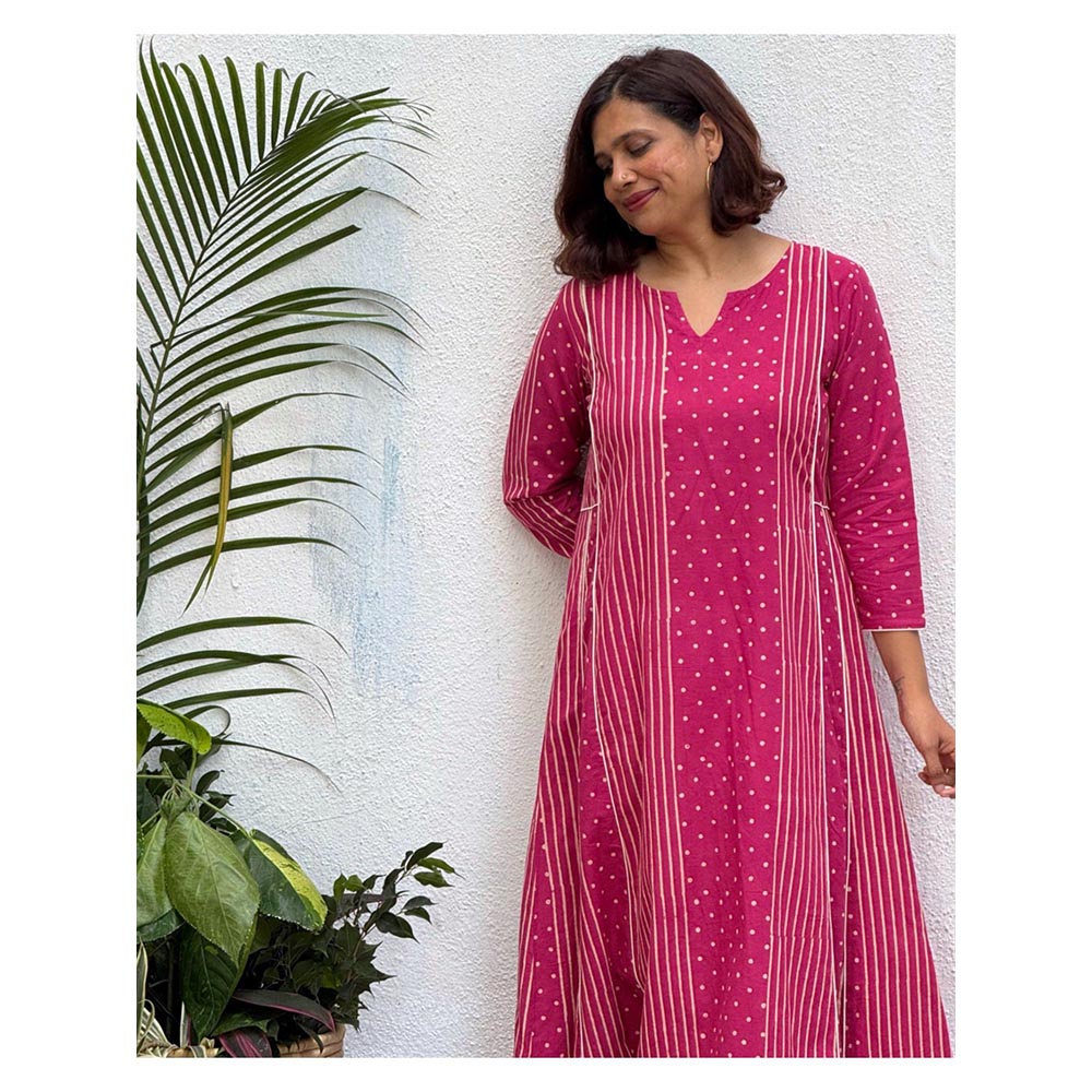 Chidiyaa Madhabi Block Printed Cotton Kurta