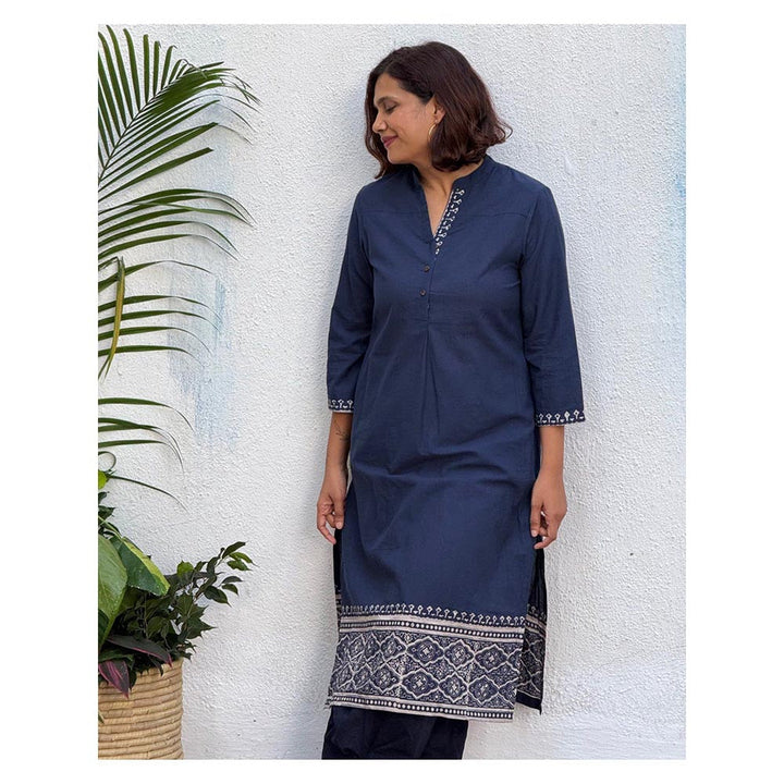 Chidiyaa Chashni Block Printed Cotton Kurta