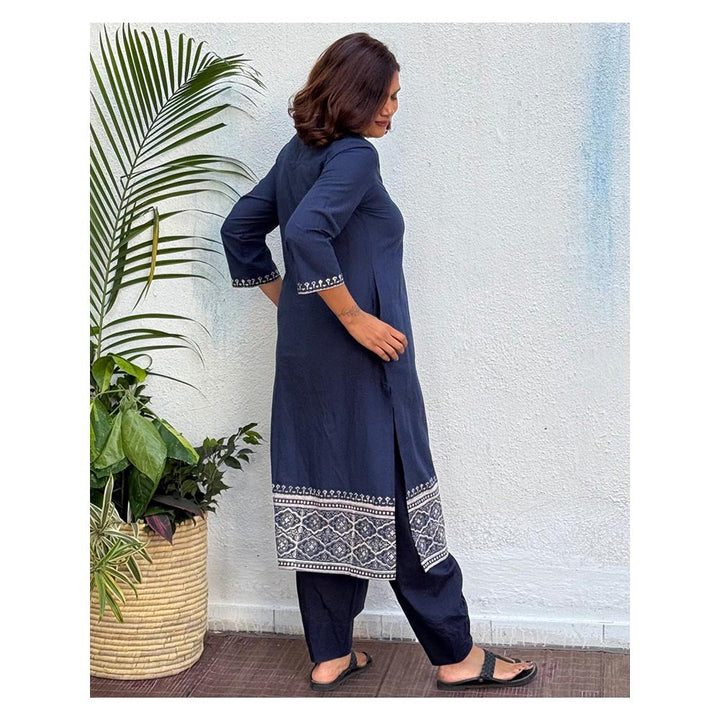 Chidiyaa Chashni Block Printed Cotton Kurta