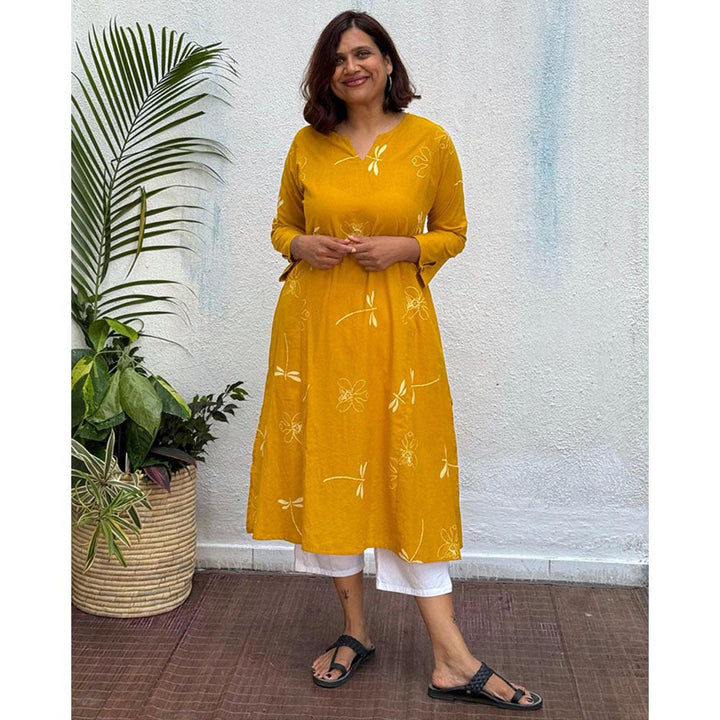 Chidiyaa Aparna Block Printed Cotton Kurta